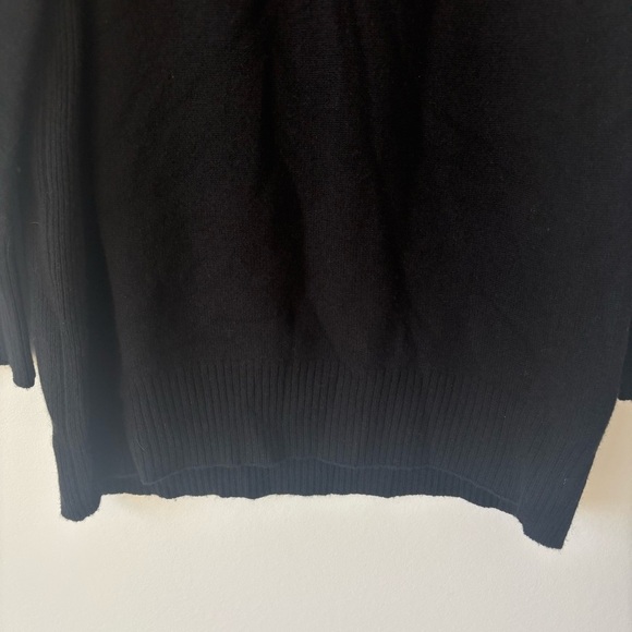 Vince Black Cashmere Wool Sweater Dress Tunic Long Sleeve Mini Knit Luxury - Picture 7 of 12